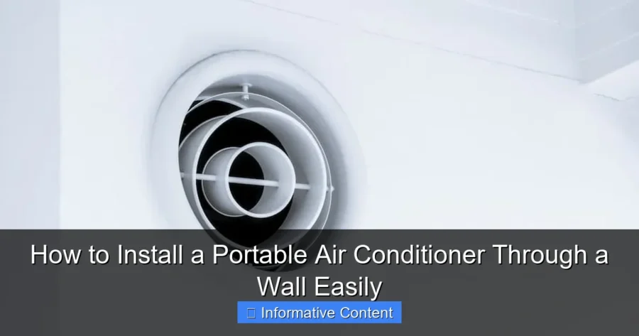 How to Install a Portable Air Conditioner Through a Wall Easily