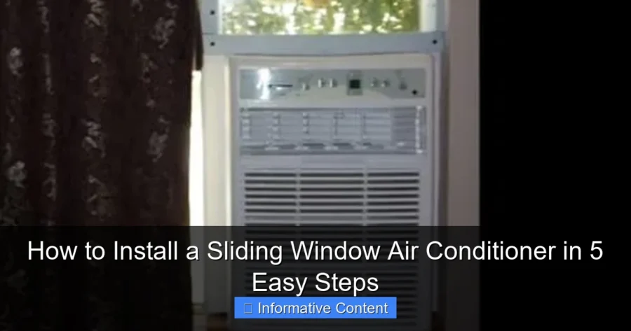 How to Install a Sliding Window Air Conditioner in 5 Easy Steps