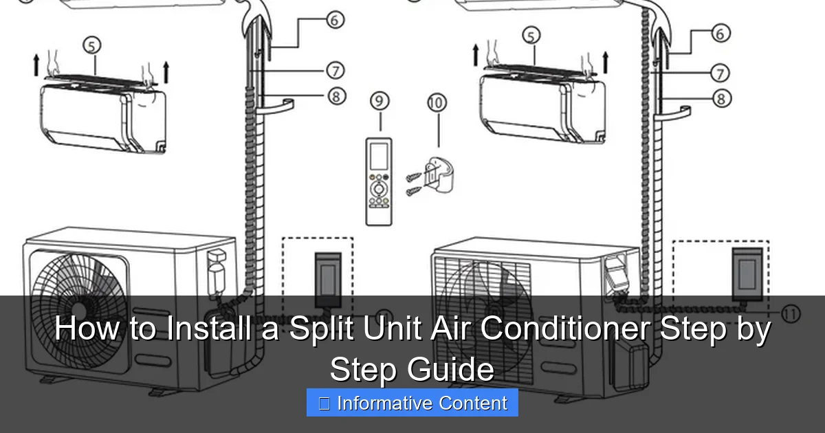How to Install a Split Unit Air Conditioner Step by Step Guide