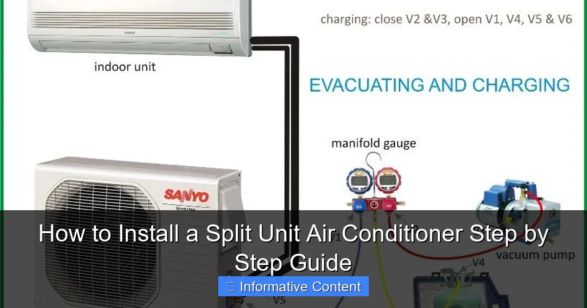 How to Install a Split Unit Air Conditioner Step by Step Guide