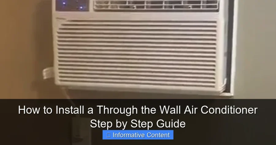 How to Install a Through the Wall Air Conditioner Step by Step Guide