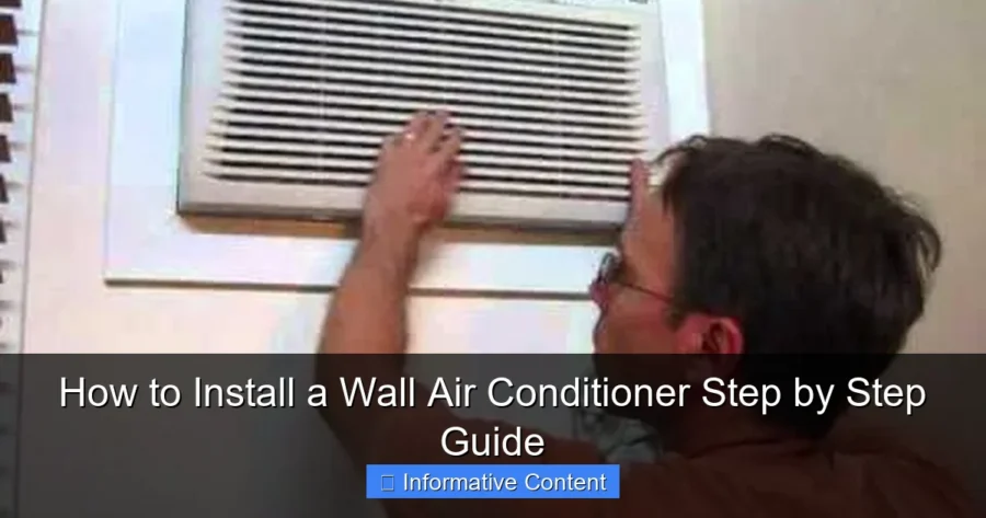 How to Install a Wall Air Conditioner Step by Step Guide