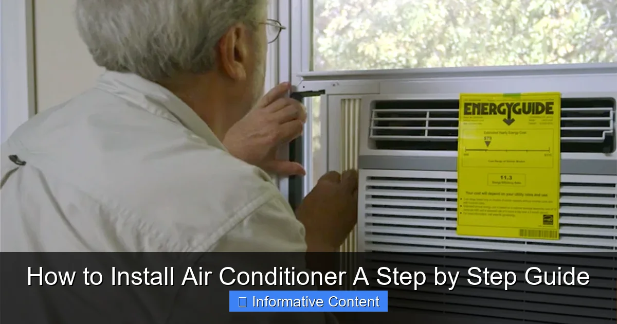 How to Install Air Conditioner A Step by Step Guide