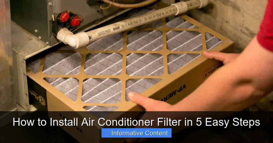 How to Install Air Conditioner Filter in 5 Easy Steps