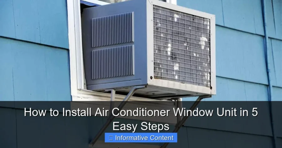 How to Install Air Conditioner Window Unit in 5 Easy Steps