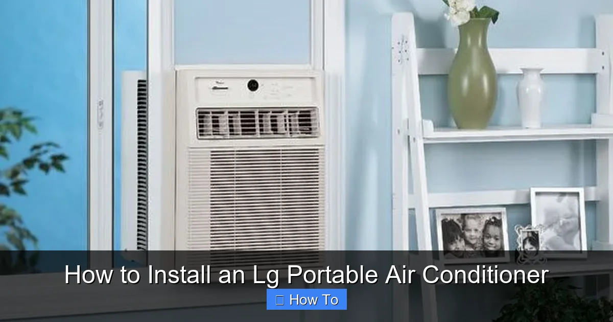 How to Install an Lg Portable Air Conditioner
