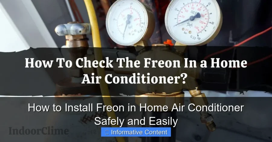 How to Install Freon in Home Air Conditioner Safely and Easily