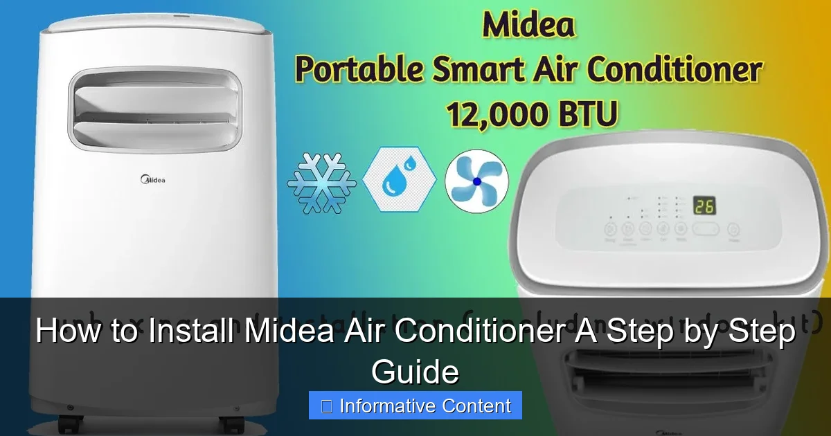 How to Install Midea Air Conditioner A Step by Step Guide