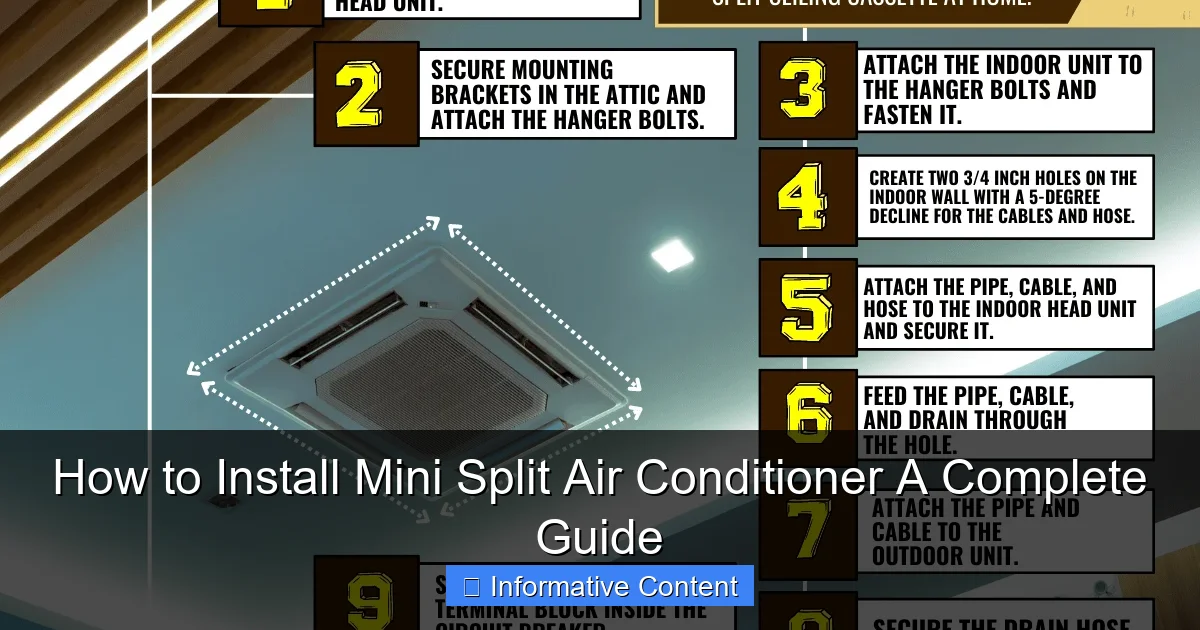 How to Install Mini Split Air Conditioner A Complete Guide