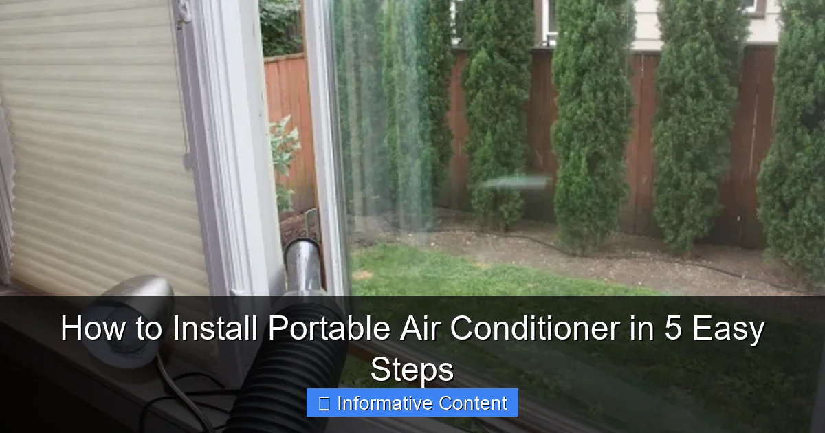 How to Install Portable Air Conditioner in 5 Easy Steps