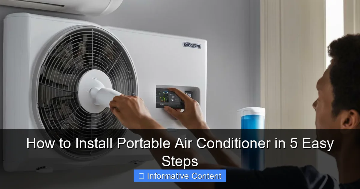 How to Install Portable Air Conditioner in 5 Easy Steps