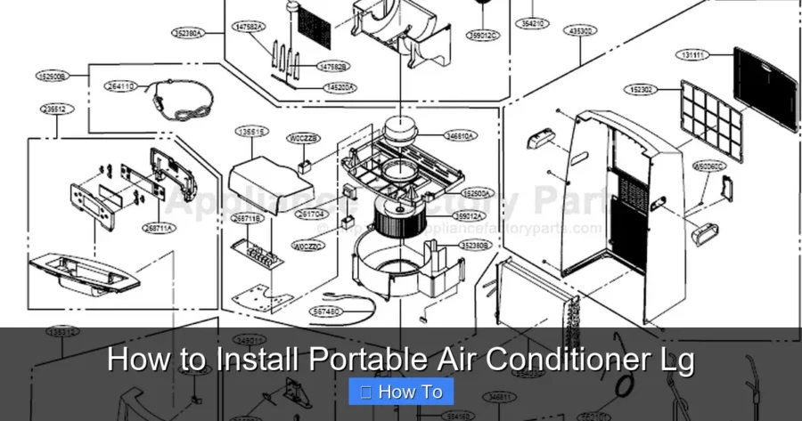 How to Install Portable Air Conditioner Lg