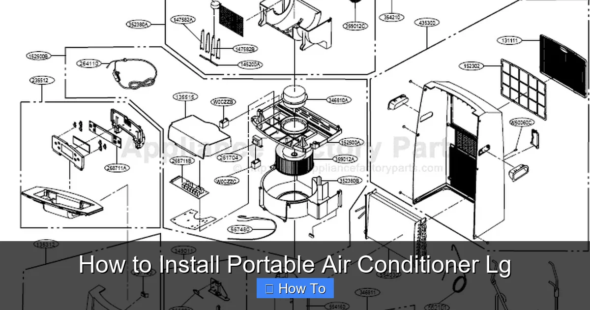How to Install Portable Air Conditioner Lg