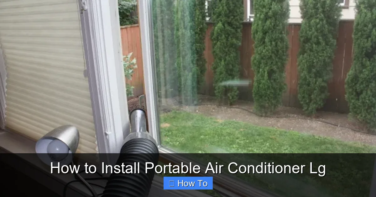 How to Install Portable Air Conditioner Lg
