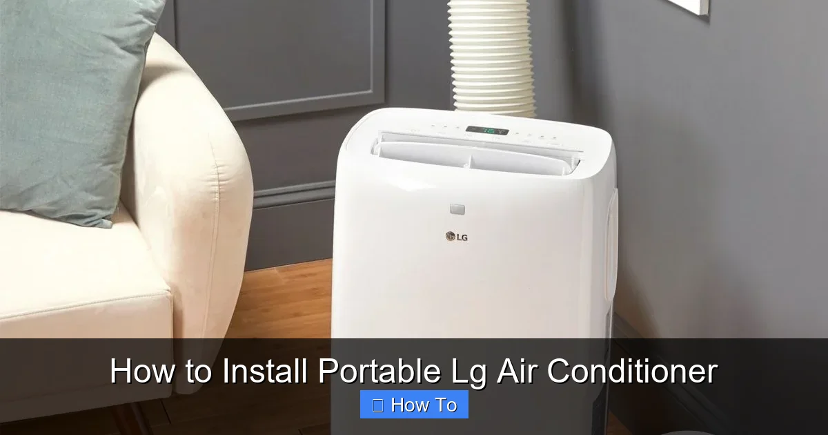 How to Install Portable Lg Air Conditioner