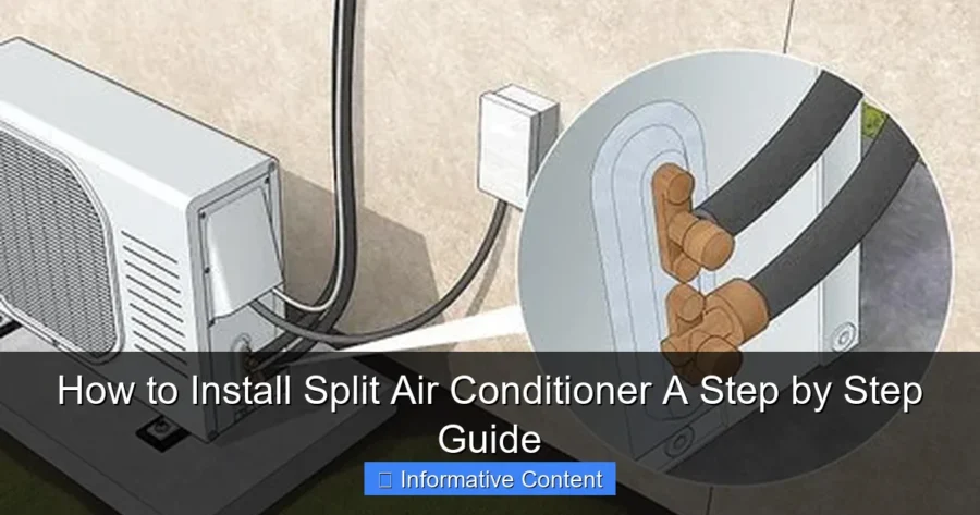 How to Install Split Air Conditioner A Step by Step Guide