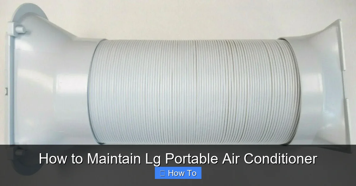 How to Maintain Lg Portable Air Conditioner