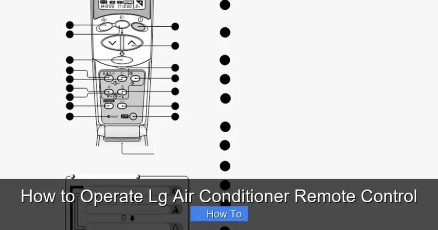 How to Operate Lg Air Conditioner Remote Control