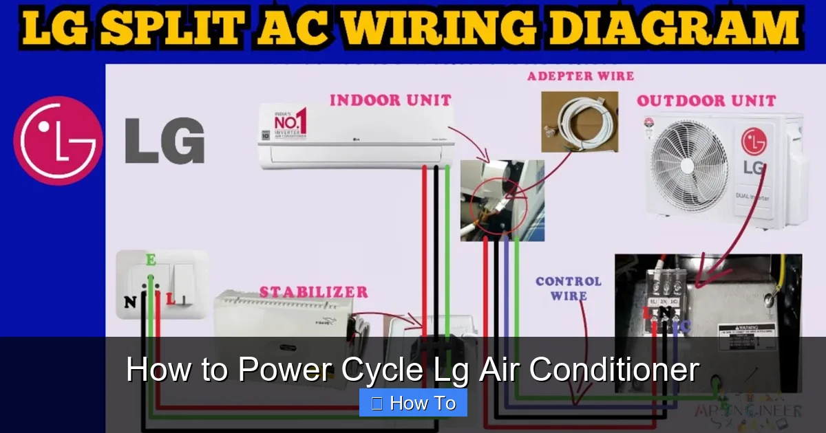 How to Power Cycle Lg Air Conditioner