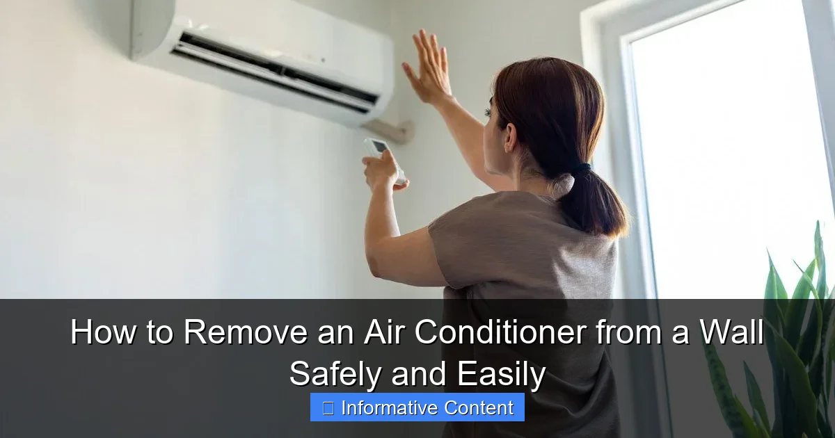 How to Remove an Air Conditioner from a Wall Safely and Easily