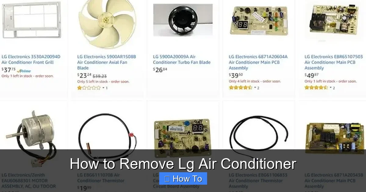 How to Remove Lg Air Conditioner