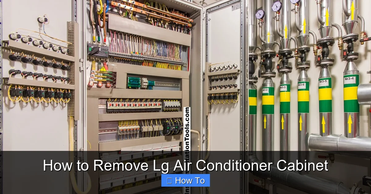 How to Remove Lg Air Conditioner Cabinet