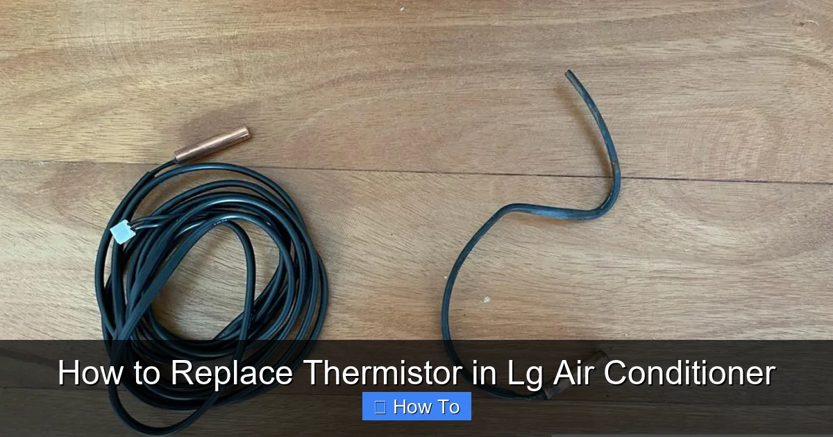 How to Replace Thermistor in Lg Air Conditioner