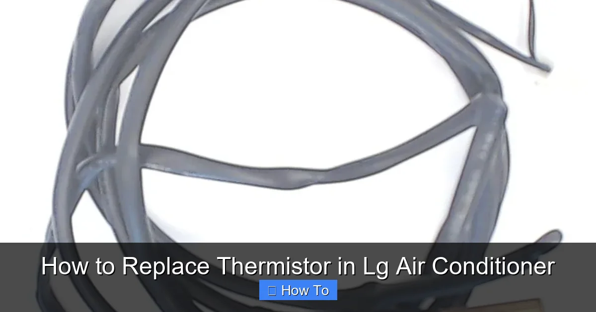 How to Replace Thermistor in Lg Air Conditioner