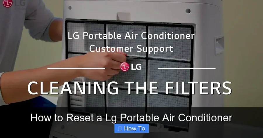 How to Reset a Lg Portable Air Conditioner