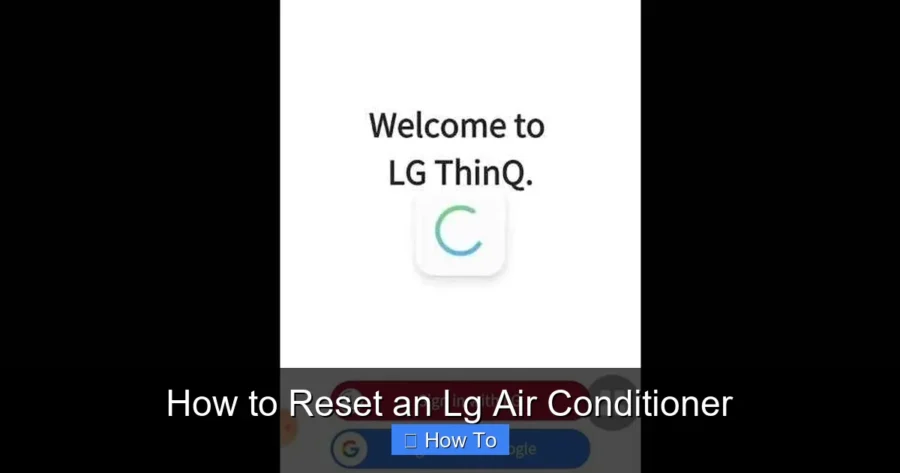 How to Reset an Lg Air Conditioner