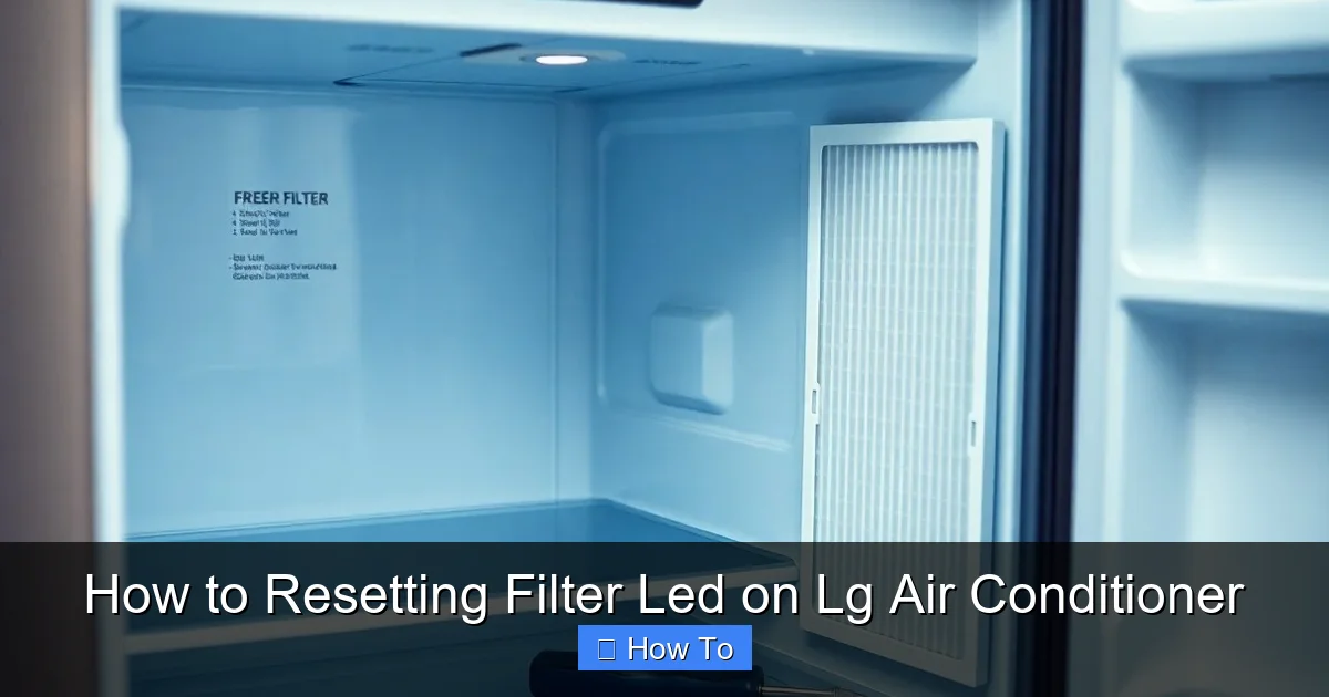 How to Resetting Filter Led on Lg Air Conditioner