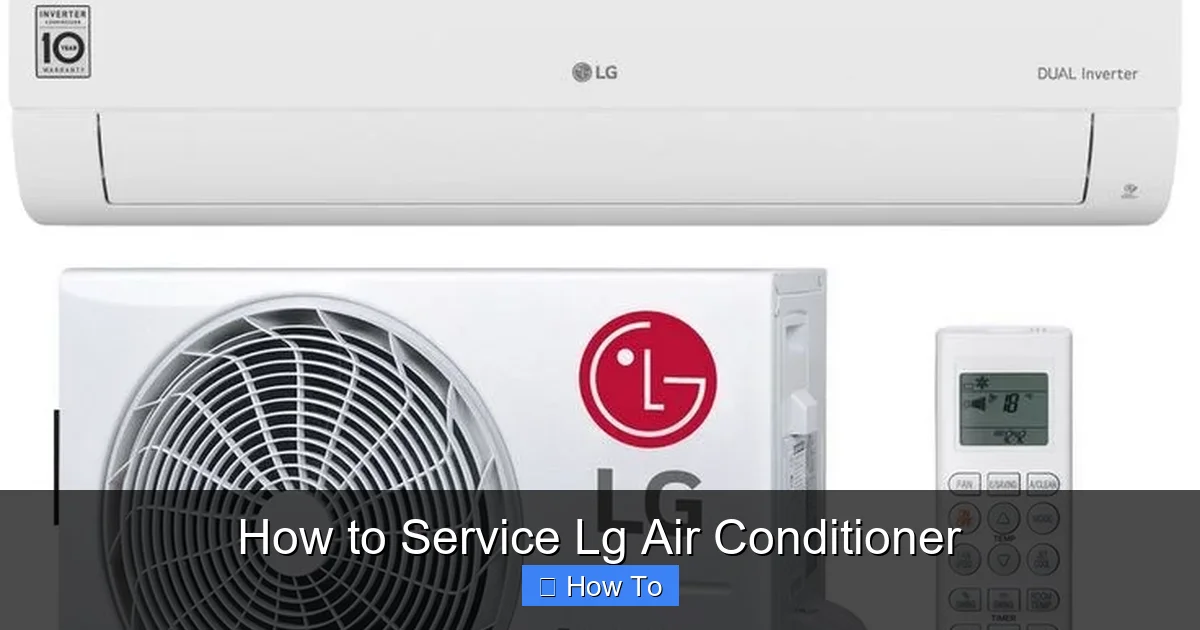 How to Service Lg Air Conditioner