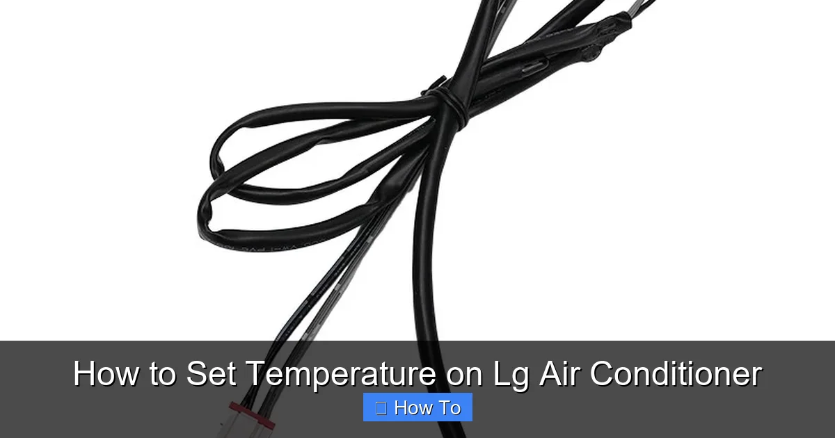 How to Set Temperature on Lg Air Conditioner