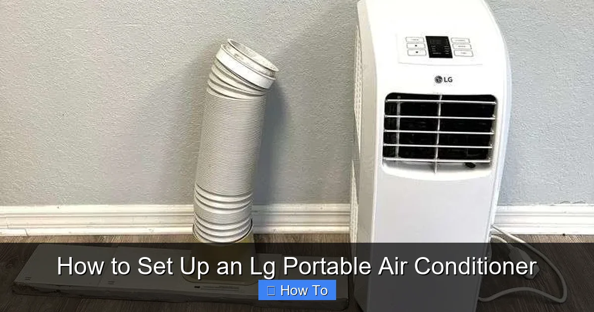 How to Set Up an Lg Portable Air Conditioner