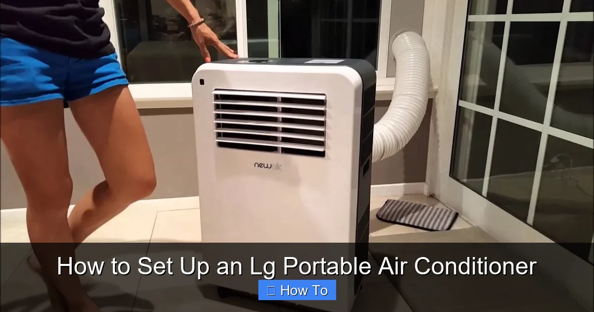 How to Set Up an Lg Portable Air Conditioner