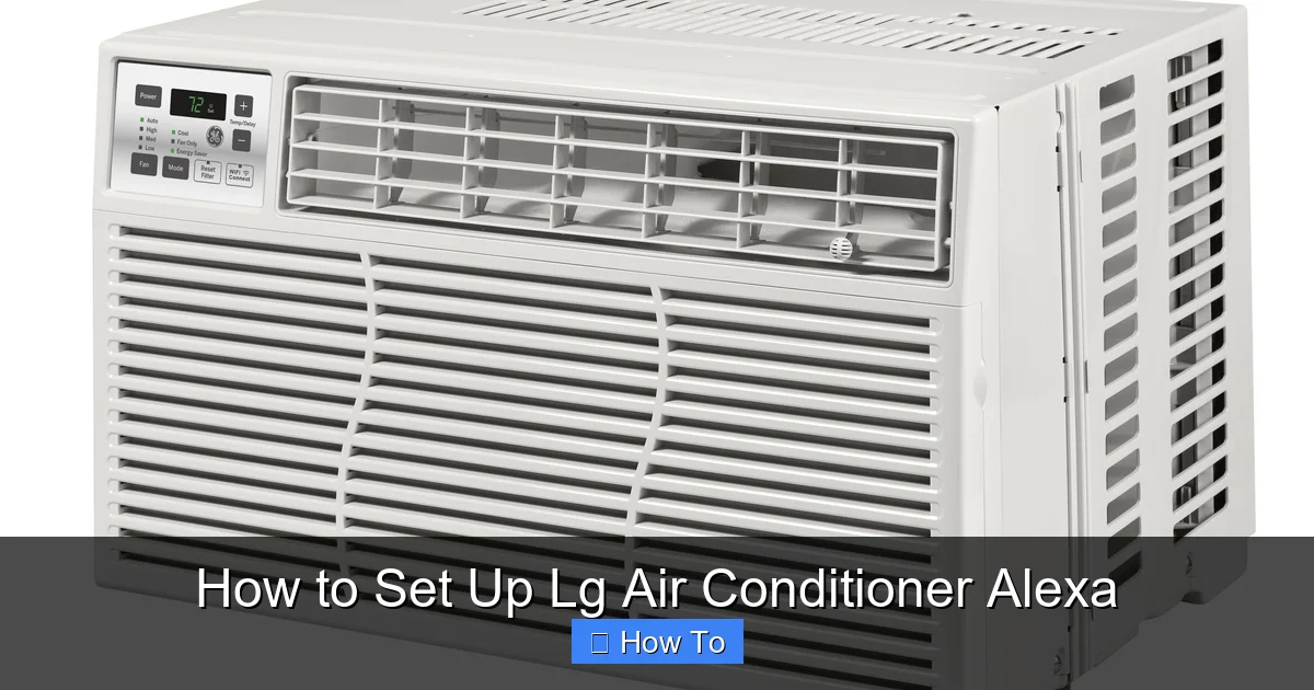 How to Set Up Lg Air Conditioner Alexa