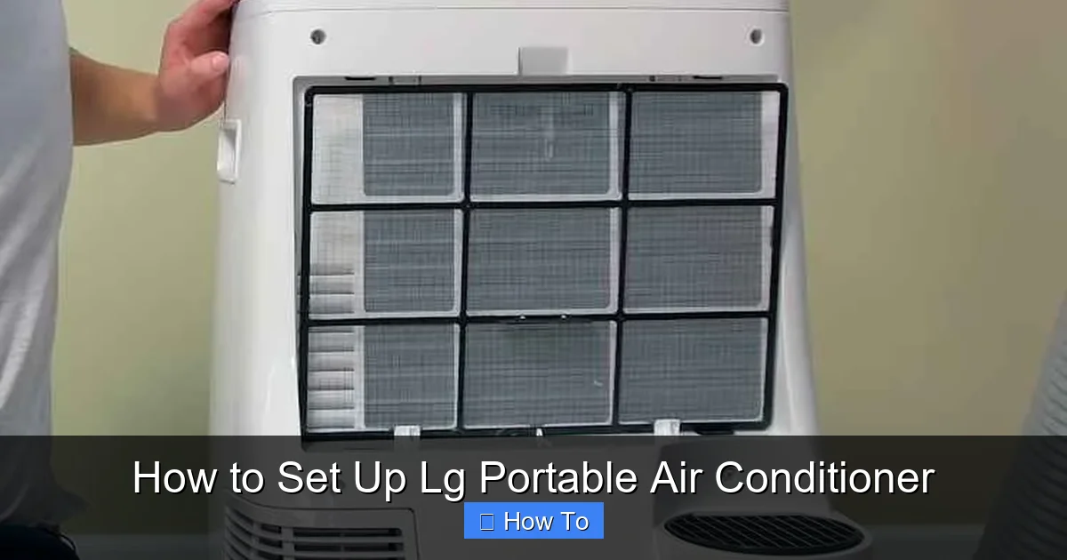 How to Set Up Lg Portable Air Conditioner