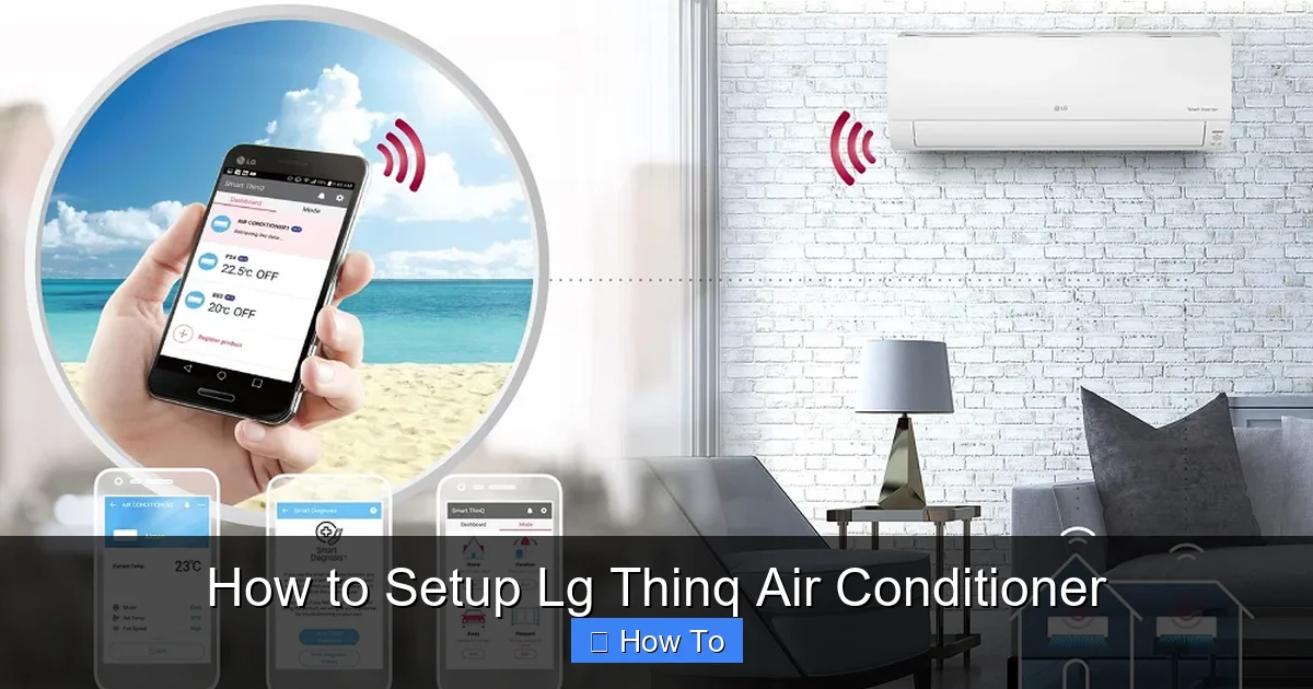 How to Setup Lg Thinq Air Conditioner