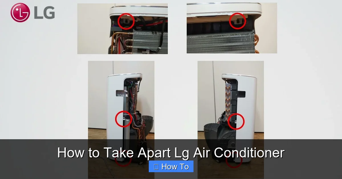 How to Take Apart Lg Air Conditioner