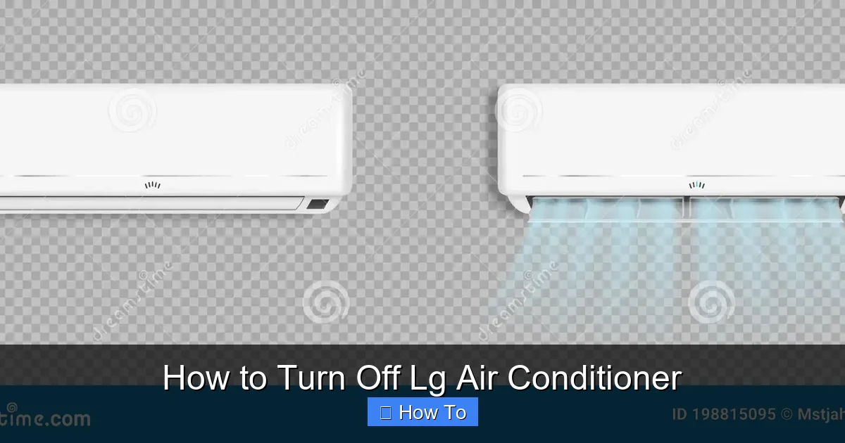 How to Turn Off Lg Air Conditioner