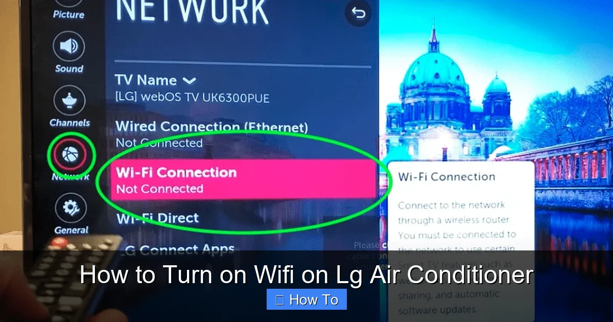 How to Turn on Wifi on Lg Air Conditioner