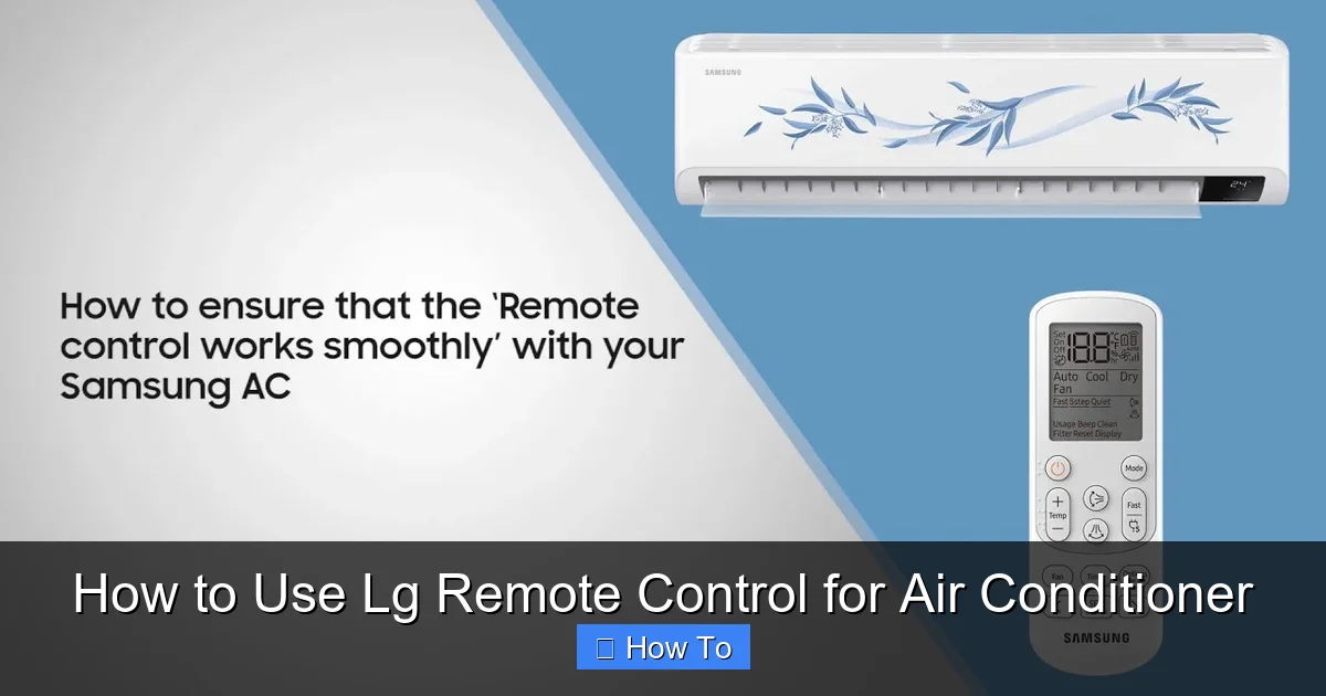 How to Use Lg Remote Control for Air Conditioner