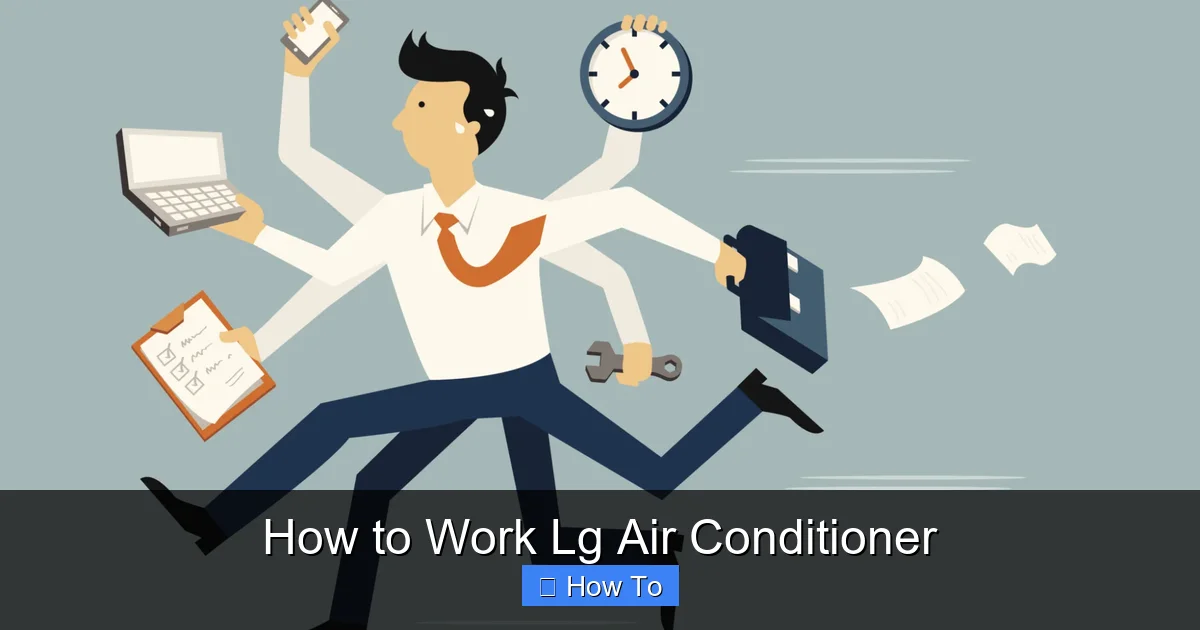How to Work Lg Air Conditioner