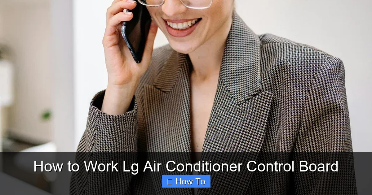 How to Work Lg Air Conditioner Control Board