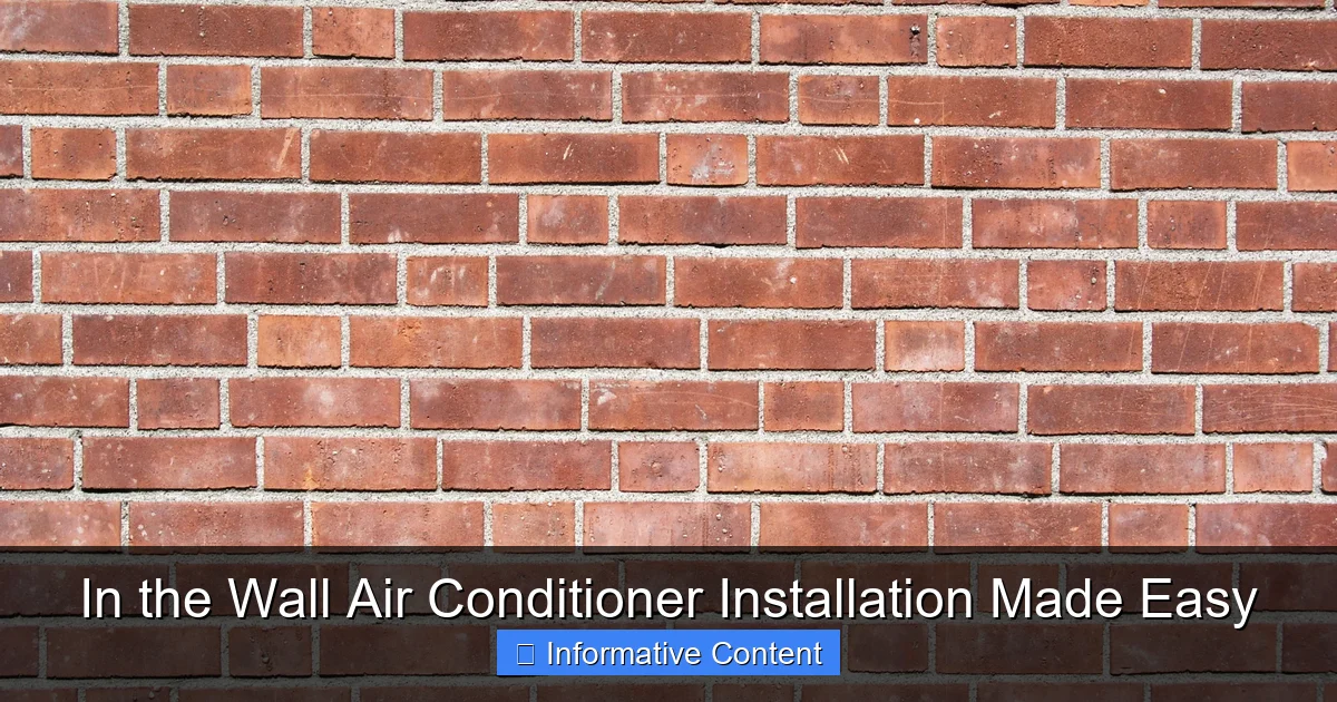 In the Wall Air Conditioner Installation Made Easy