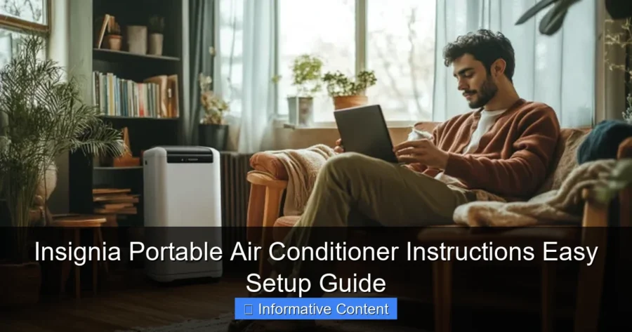 Insignia Portable Air Conditioner Instructions Easy Setup Guide