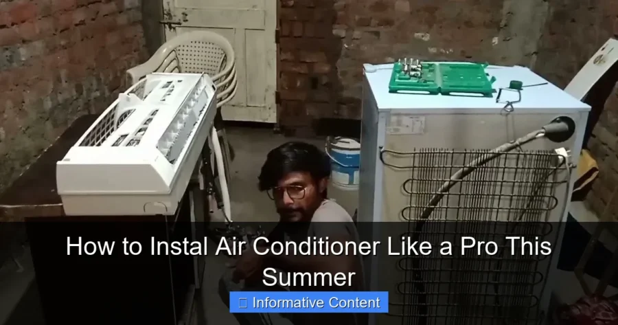 How to Instal Air Conditioner Like a Pro This Summer