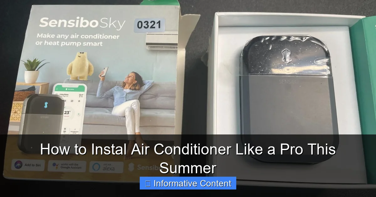 How to Instal Air Conditioner Like a Pro This Summer