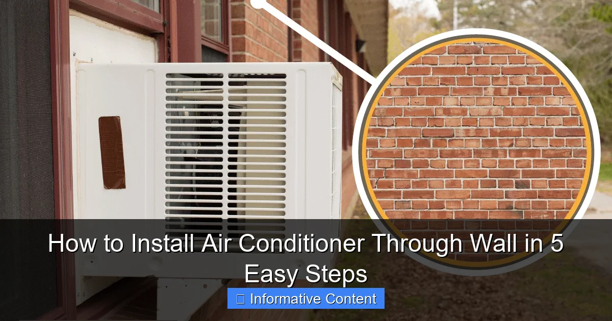 How to Install Air Conditioner Through Wall in 5 Easy Steps