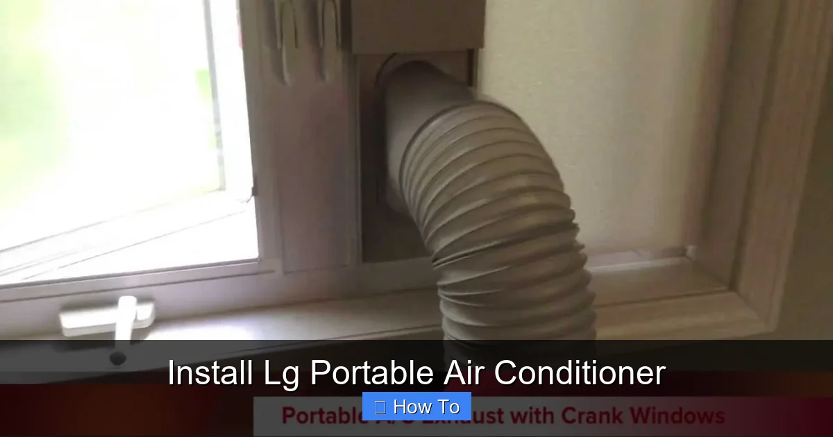 Install Lg Portable Air Conditioner